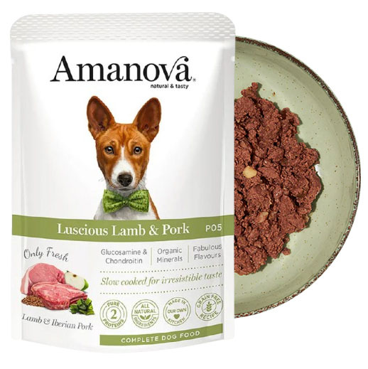 Amanova Luscious jagnięcina, wieprzowina adult 100 g