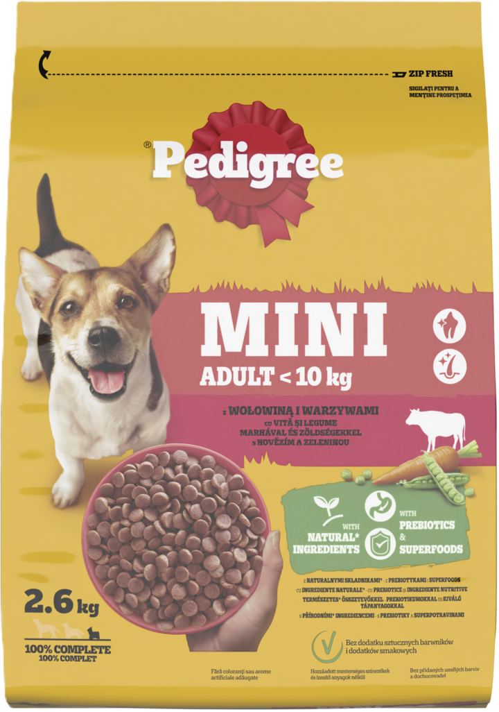 Pedigree wołowina adult małe rasy 2,6 kg