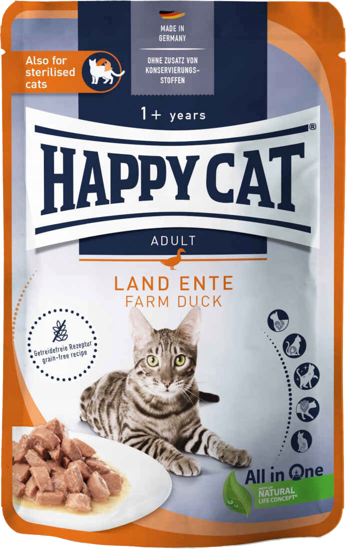 Happy Cat Culinary kaczka w sosie adult 85 g
