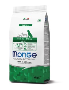 Monge kurczak adult duże rasy 3 kg
