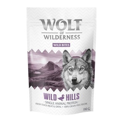 Wolf of Wilderness Wild Bites kaczka 180 g