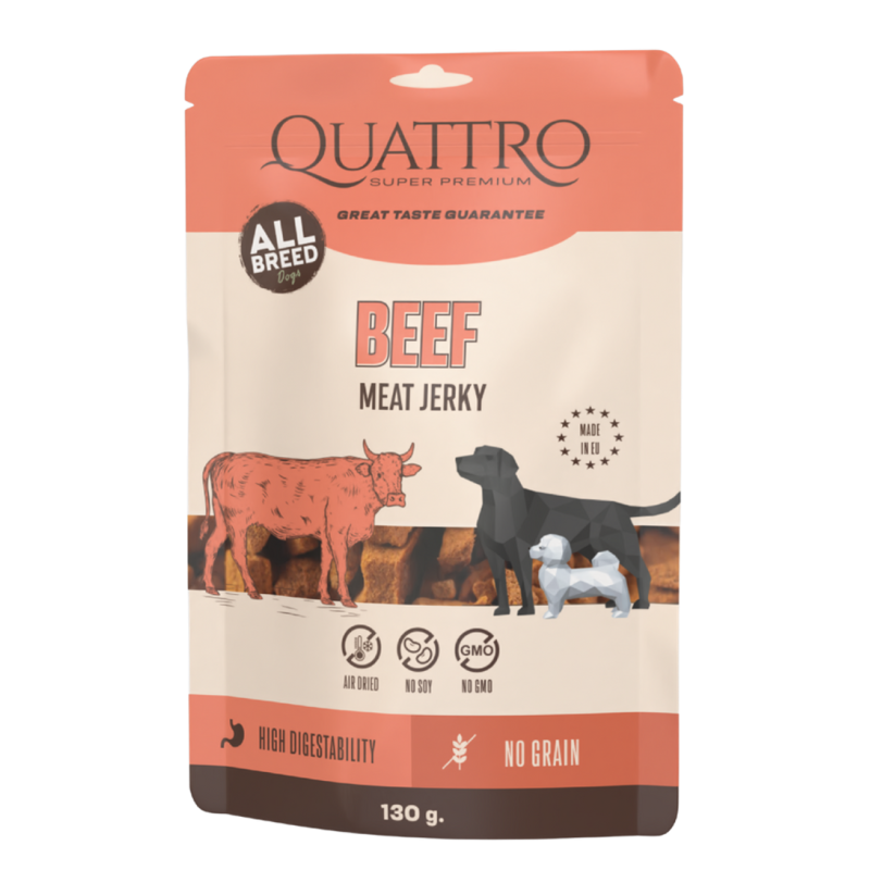 Quattro No Grain kurczak, wołowina adult 130 g