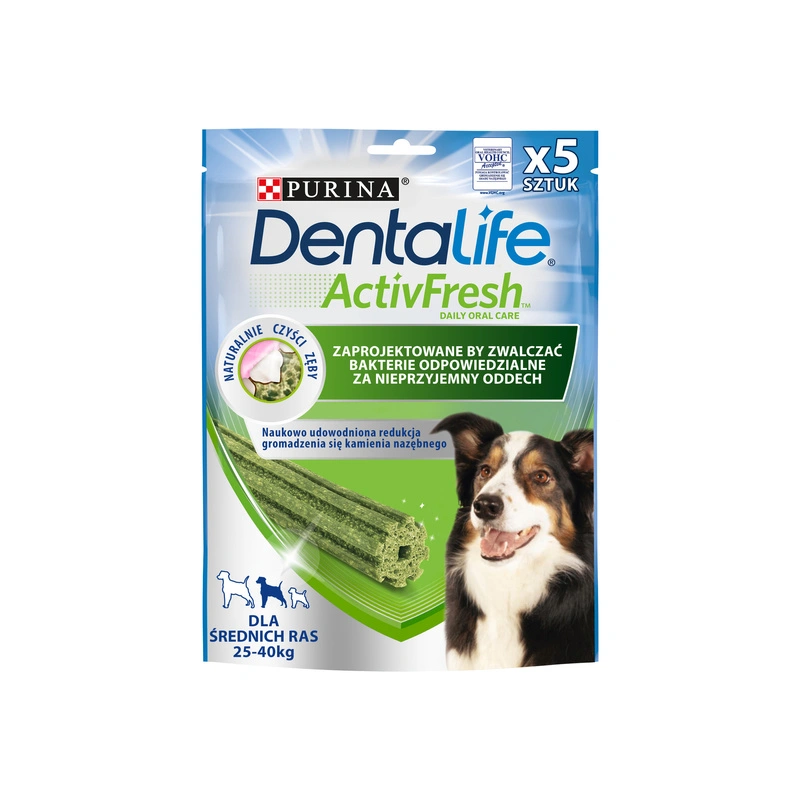 Purina DentaLife ActivFresh adult średnie rasy 115 g