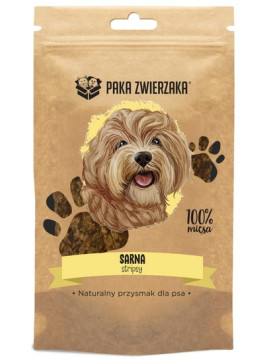 Paka Zwierzaka Stripsy sarna 70 g