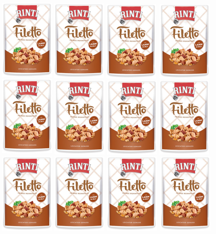 Rinti Filetto jagnięcina, kurczak 100 g × 12