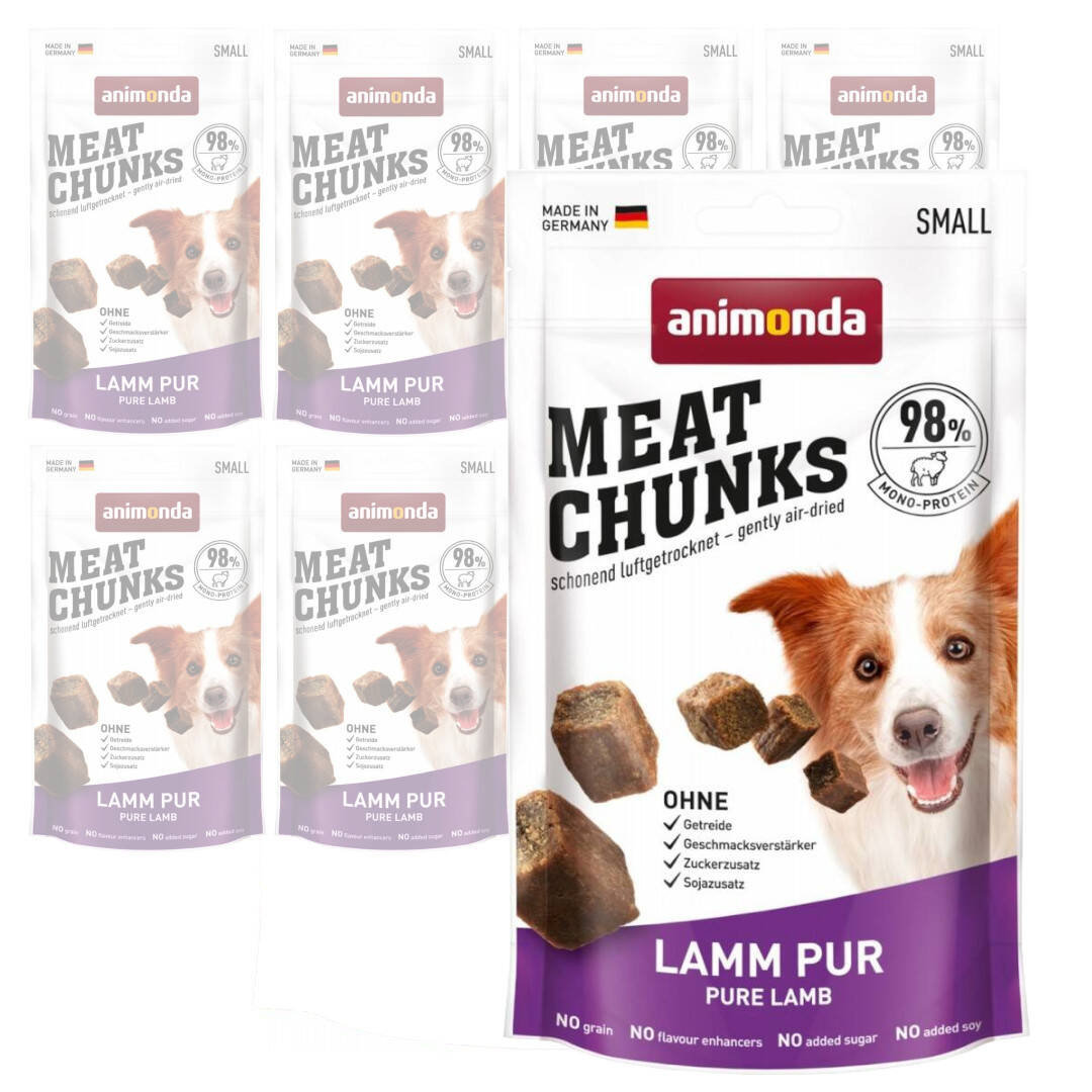 Animonda Meat Chunks jagnięcina adult 60 g × 8