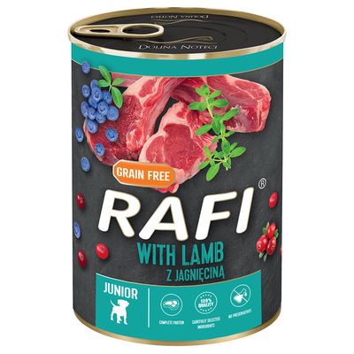 Rafi Rafi jagnięcina junior 400 g × 24