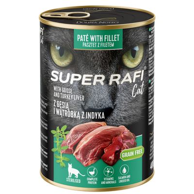 Rafi Sterilised gęś, indyk pasztet adult 400 g × 12