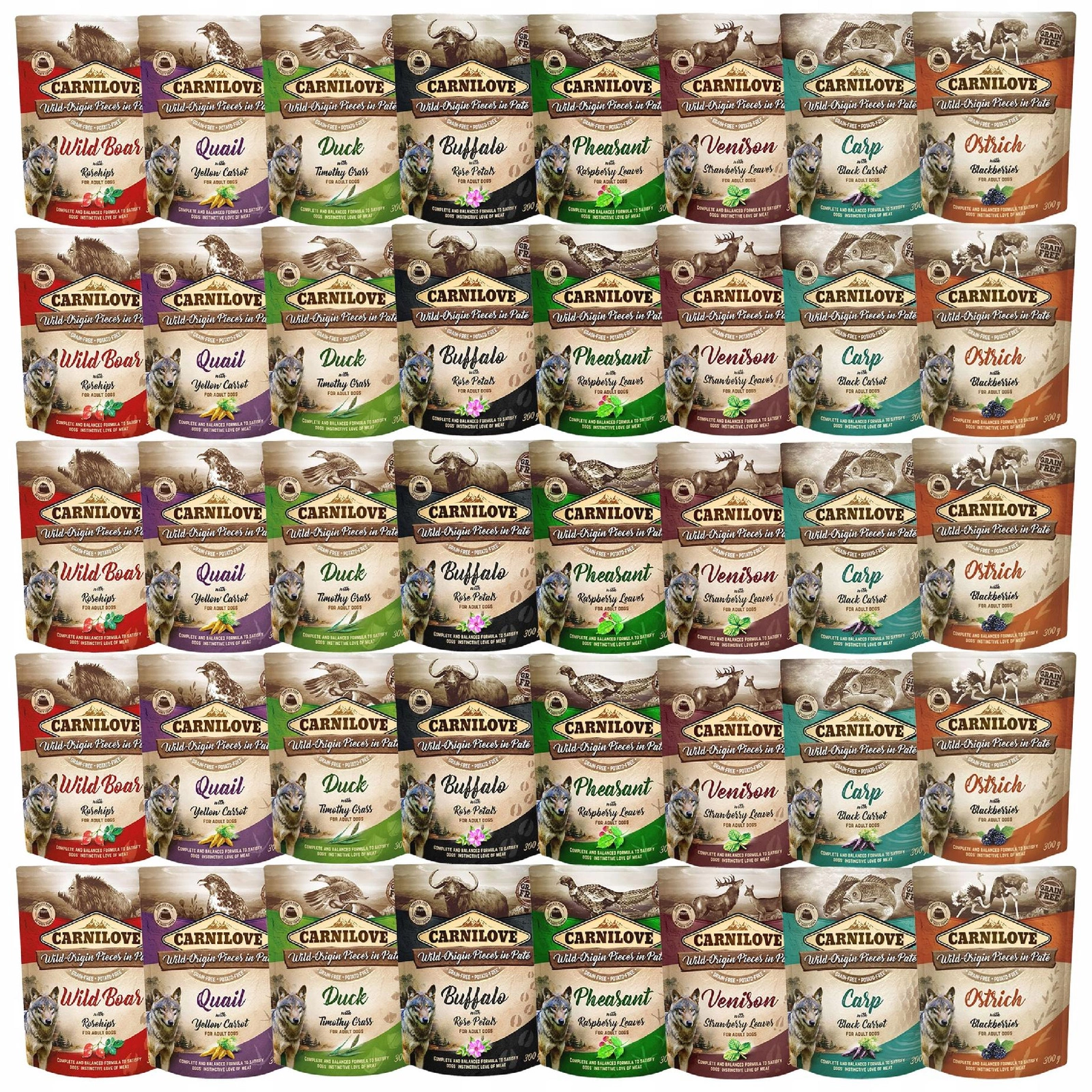 Carnilove mix smaków adult 300 g × 40
