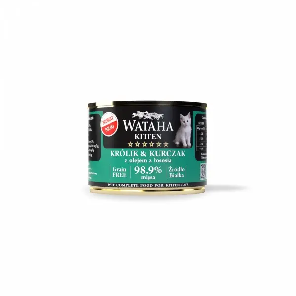 Wataha Hunt królik, kurczak pasztet kitten 200 g