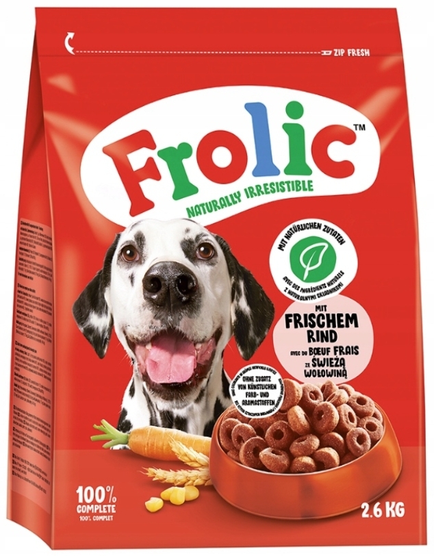 Frolic Naturally Irresistible wołowina adult 2,6 kg