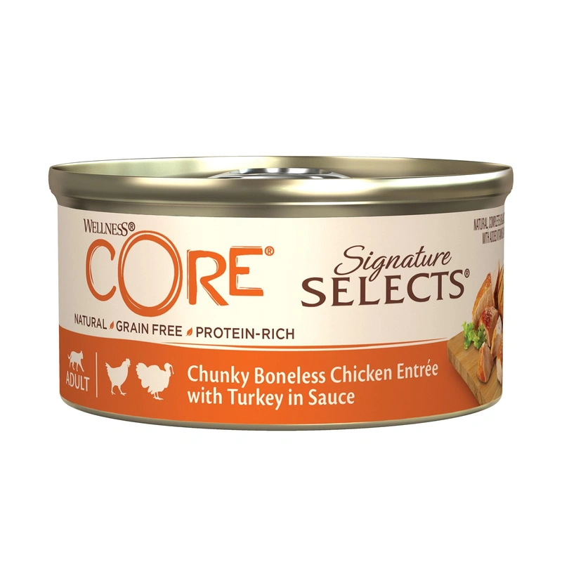 Wellness CORE Signature Selects indyk, kurczak w bulionie adult 79 g