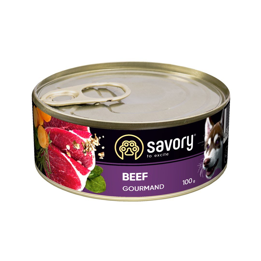 Savory wołowina adult 100 g × 24