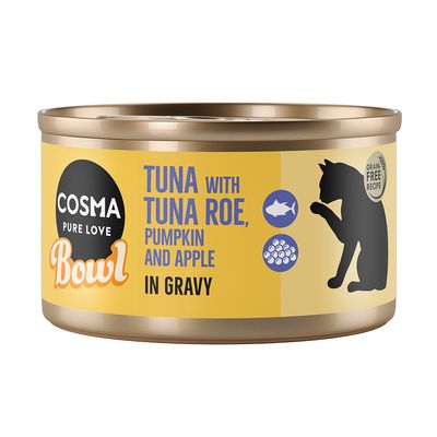 Cosma Bowl Indoor tuńczyk z ikrą w sosie adult 80 g × 24