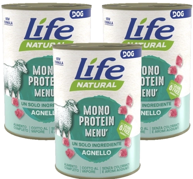 Life Dog jagnięcina 400 g × 3