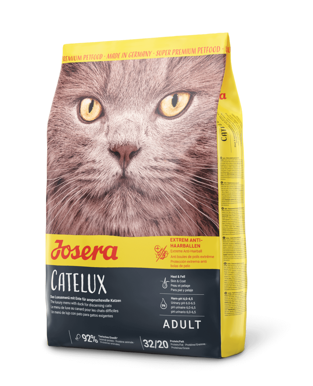 Josera Catelux Hairball kaczka z ziemniakiem adult 2 kg