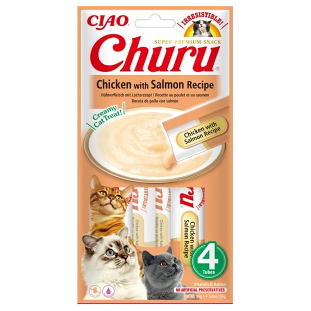 Inaba Churu kurczak, łosoś 14 g × 4