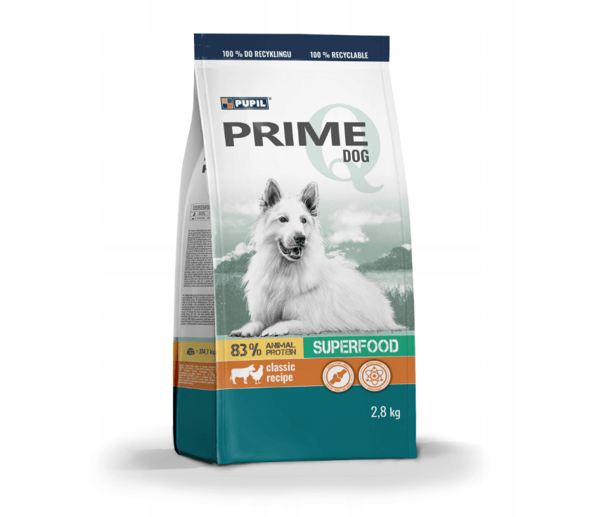 Pupil Prime drób, wołowina adult 2,8 kg