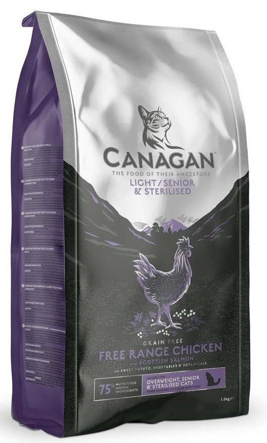 Canagan Light Sterilised kurczak, ryby senior 1,5 kg