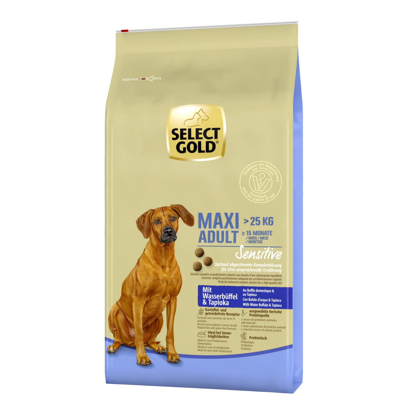 Select Gold Sensitive bawół domowy adult duże rasy 12 kg