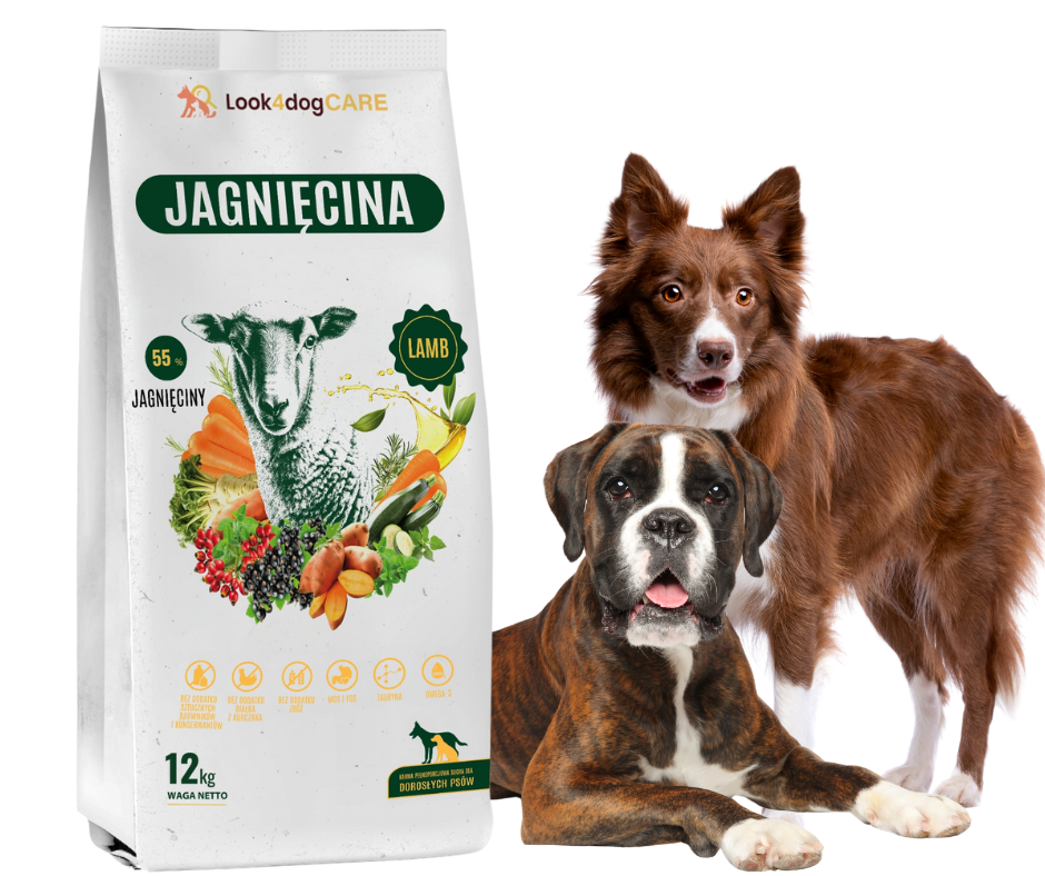 Look4dog CARE jagnięcina z batatem adult 12 kg