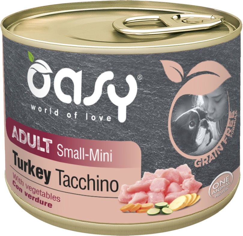 Oasy Grain Free indyk adult małe rasy 200 g