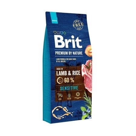 Brit Premium By Nature jagnięcina adult 8 kg