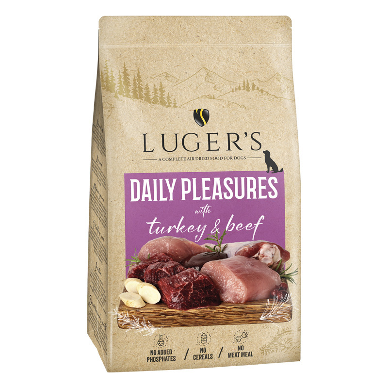 Luger's Daily Pleasures indyk, wołowina adult 9 kg