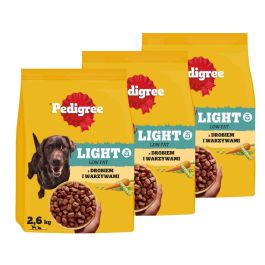 Pedigree Adult Light kurczak adult 2.6 kg × 3
