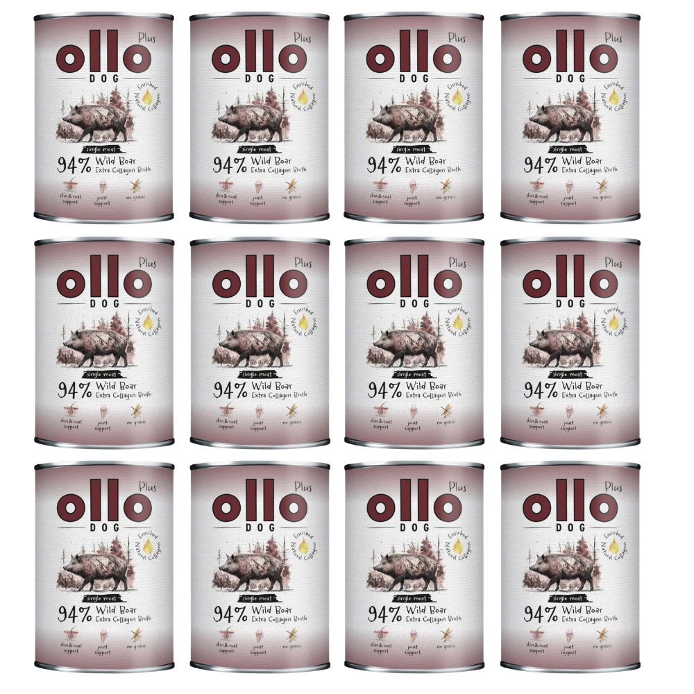 Ollo Plus dzik 400 g × 12