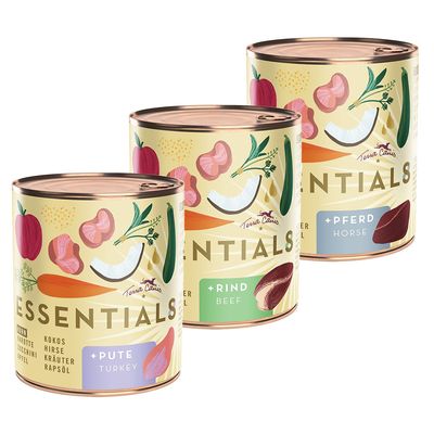 Terra Canis Essential 8+ indyk, koń, kurczak, wołowina 780 g × 12