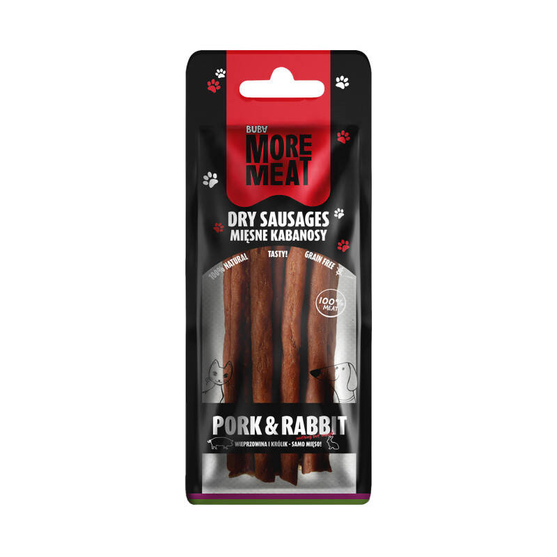 Buba More Meat królik, wieprzowina 10 g × 7
