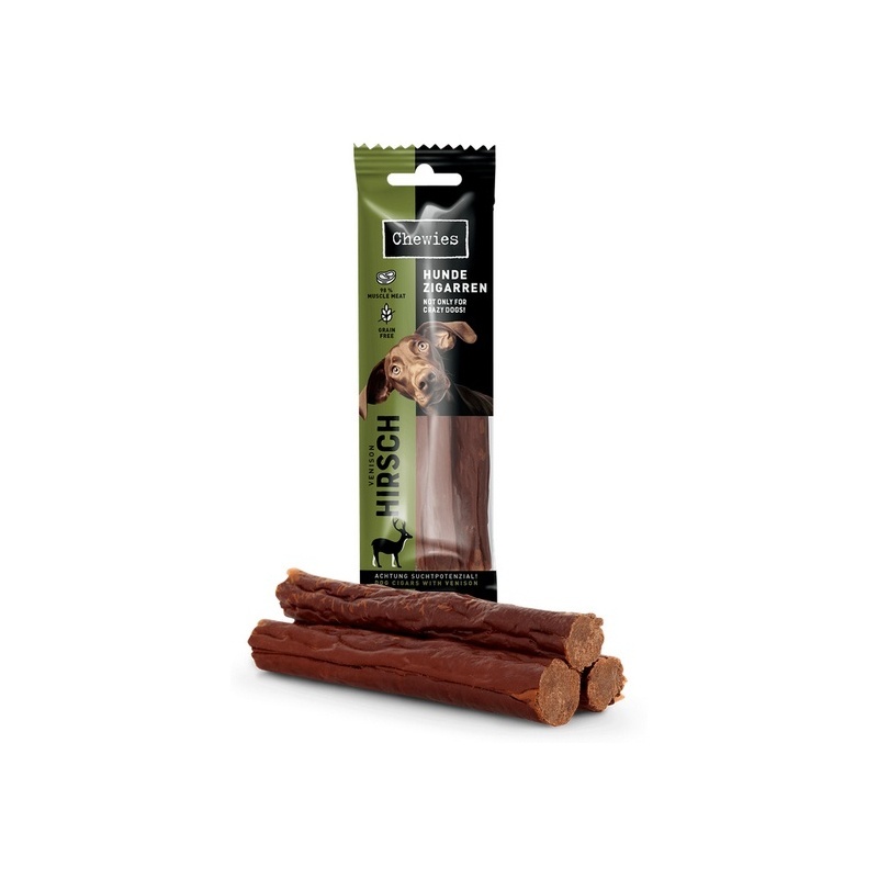 Chewies Hundezigarren jeleń 75 g