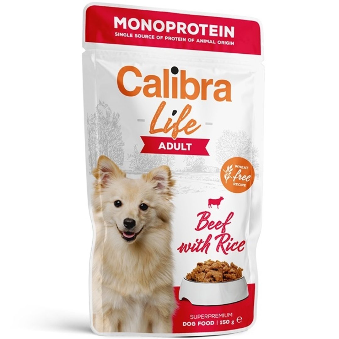 Calibra Dog Life wołowina adult 150 g