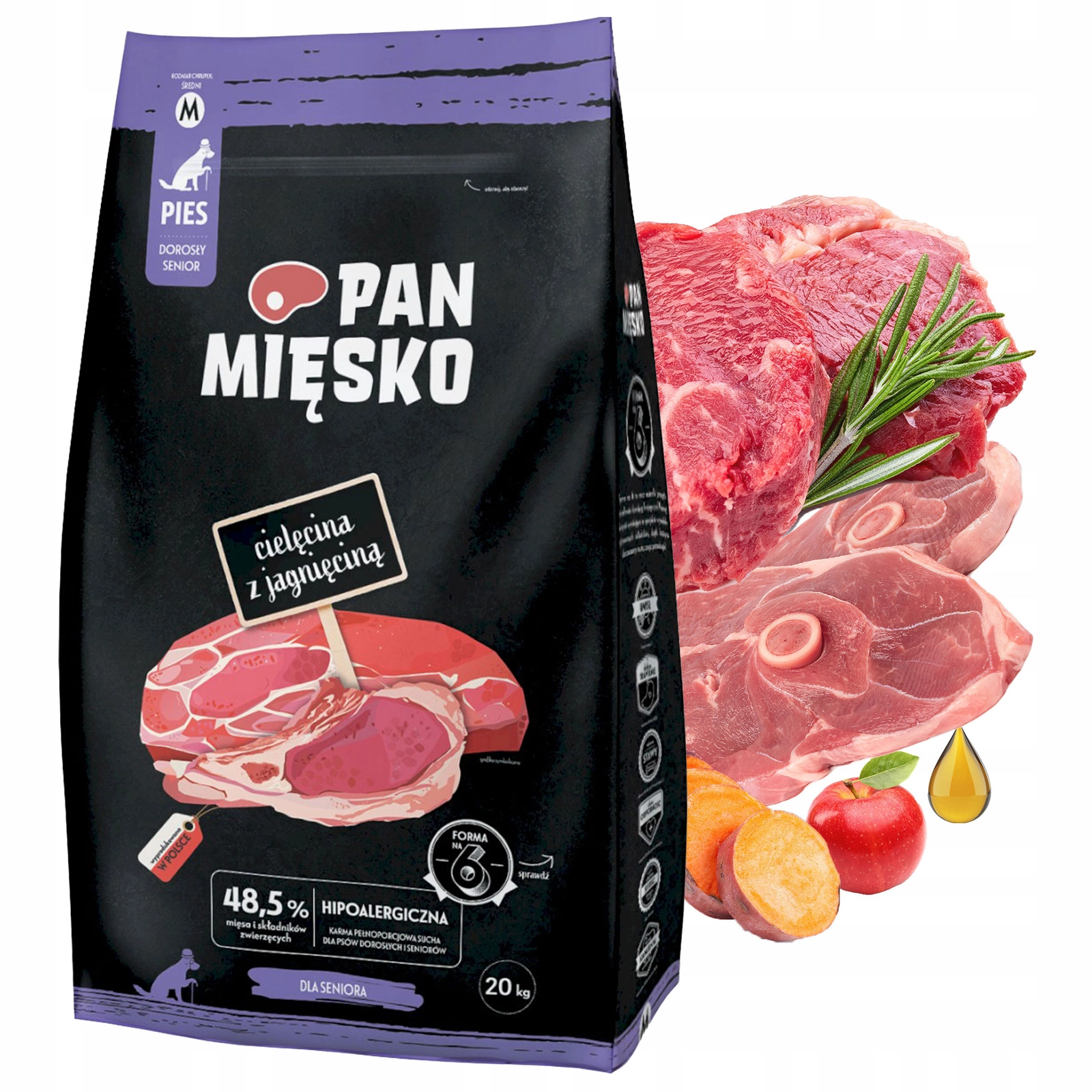 Pan Mięsko cielęcina, jagnięcina senior 20 kg