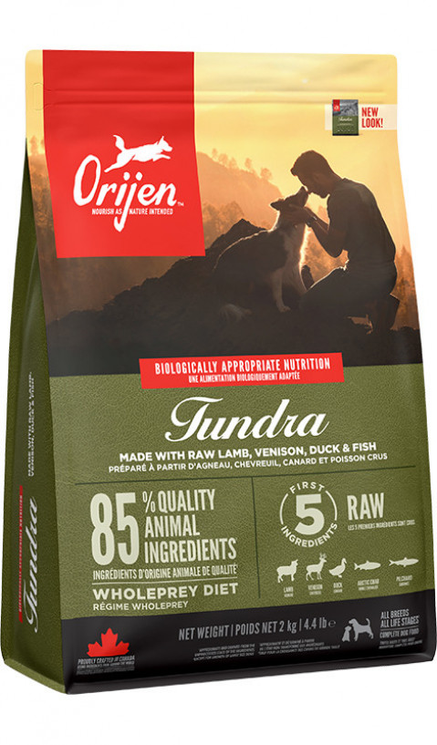 Orijen Tundra dziczyzna, jagnięcina, wieprzowina 2 kg