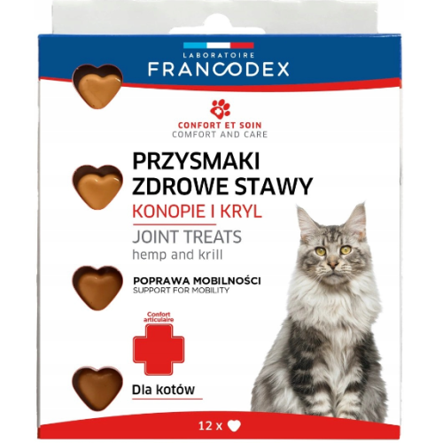 Francodex Mobility konopie, kryl, łosoś senior