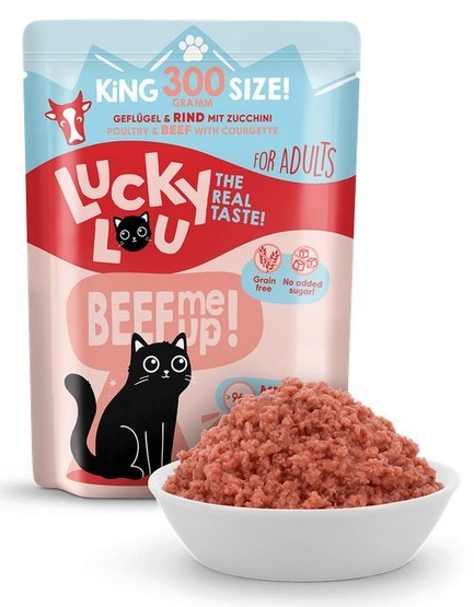 Lucky Lou Lifestage drób, wołowina adult 300 g