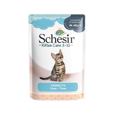 Schesir Kitten Care tuńczyk w galaretce kitten 85 g × 6