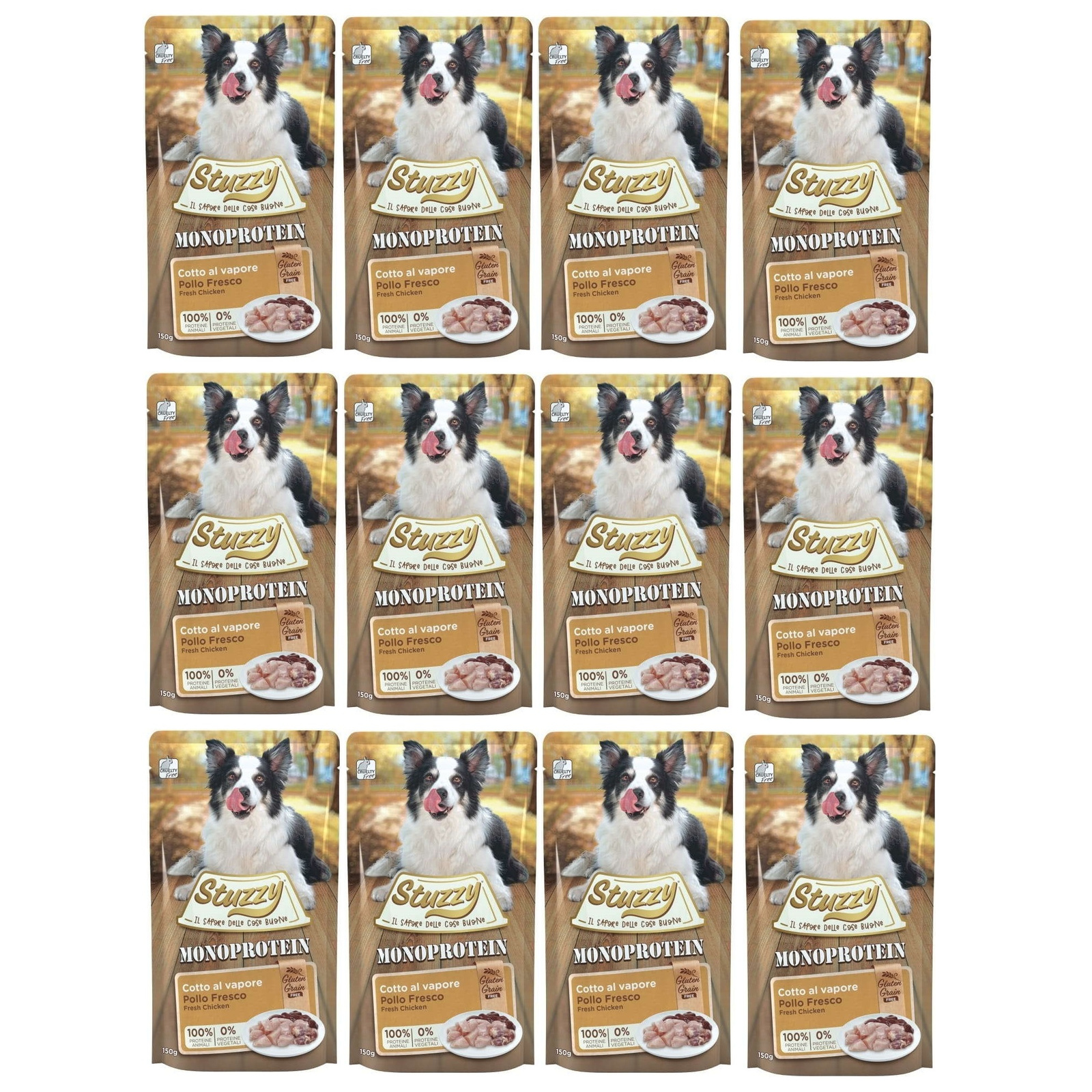 Stuzzy Monoprotein kurczak 150 g × 12