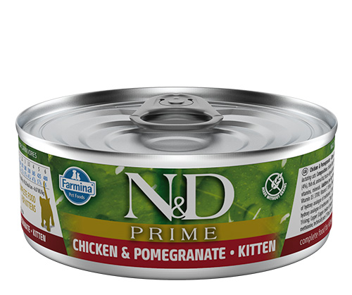 Farmina N&D Prime kurczak z granatem kitten 70 g