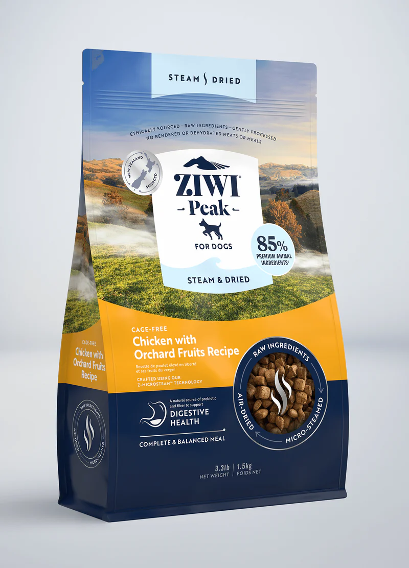 ZIWI Peak Steam & Dried kurczak, owoce 1,5 kg