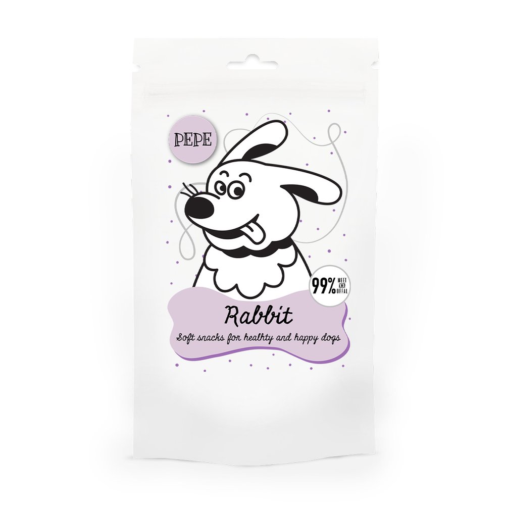 Paka Zwierzaka Pepe Mini Chunkies królik 80 g