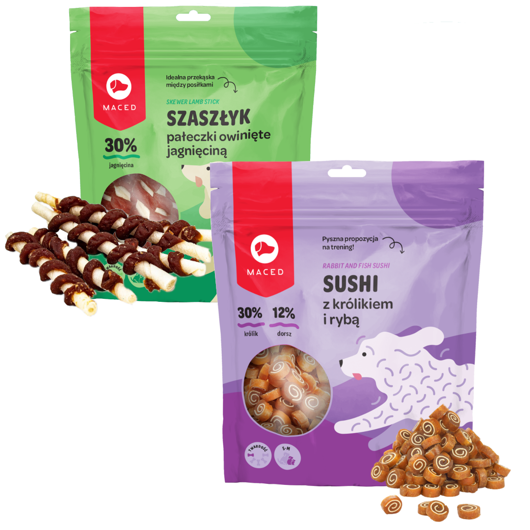 Maced jagnięcina, królik, ryba 500 g × 2