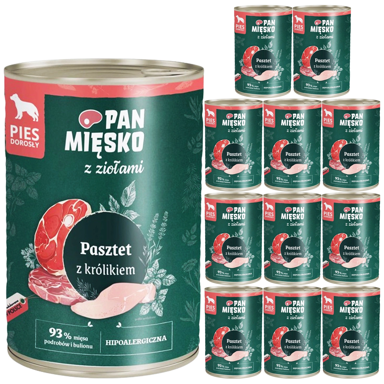 Pan Mięsko z Ziołami królik 400 g × 12