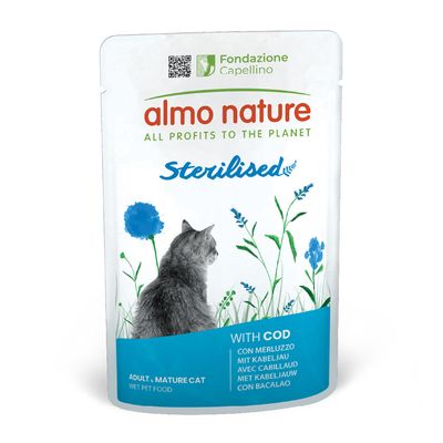Almo Nature Functional Sterilised dorsz adult 70 g × 6