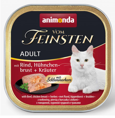Animonda Vom Feinsten kurczak, wołowina w sosie adult 100 g