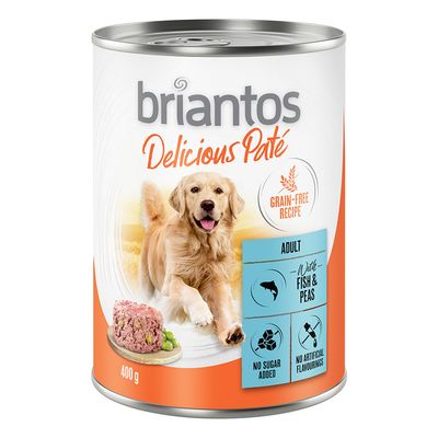 Briantos Delicious Paté ryba adult 400 g × 6