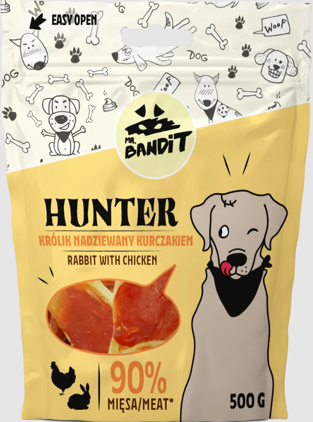 Mr. Bandit Hunter królik, kurczak 500 g