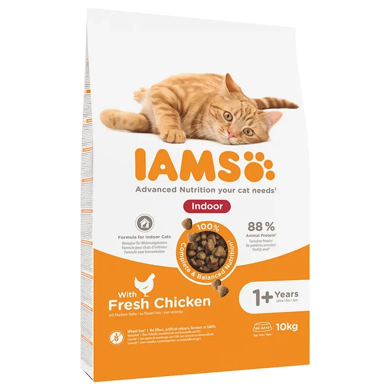 IAMS For Vitality Indoor kurczak adult 10 kg